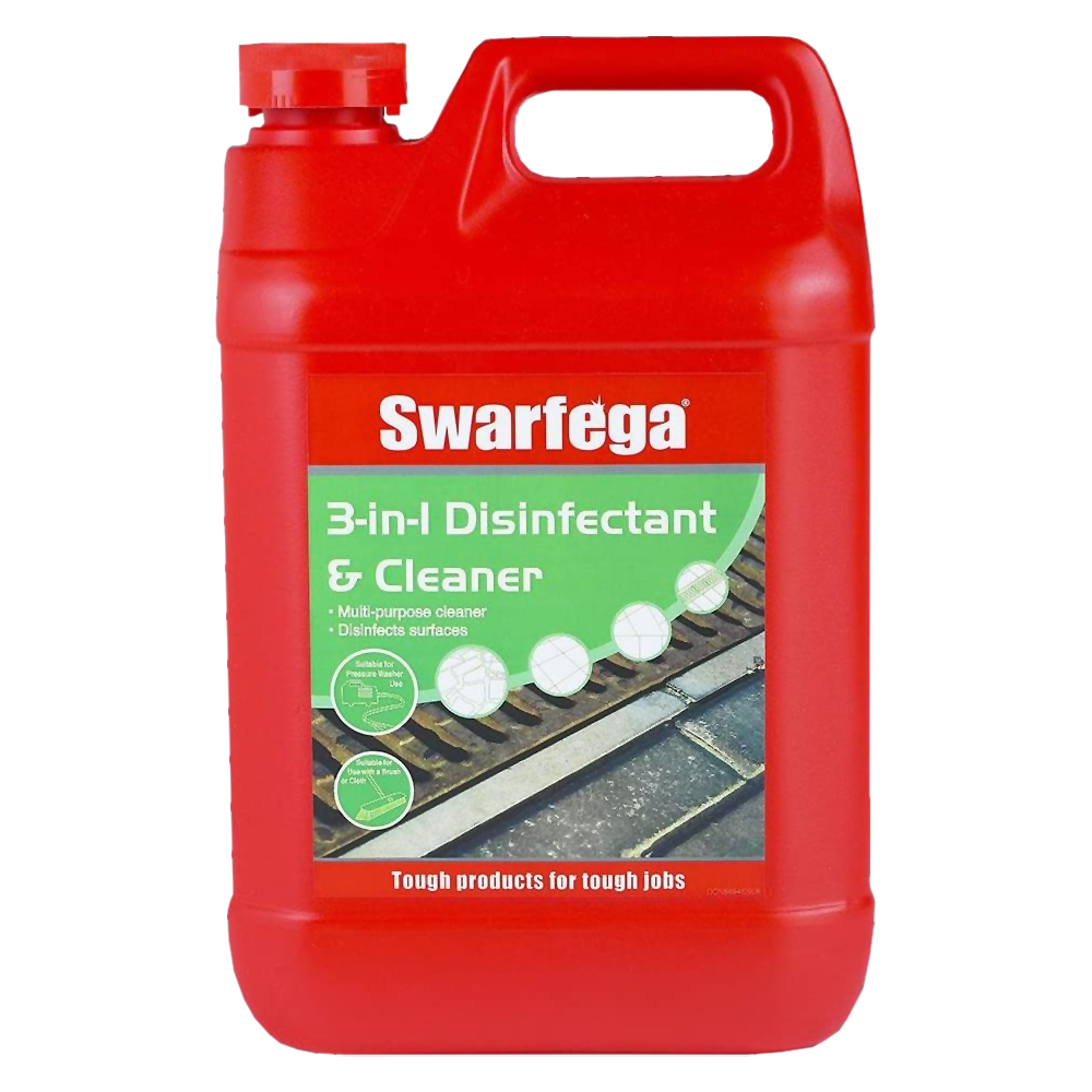 Swarfega 3 in 1 Disinfectant & Cleaner 5 Litre Elevator Equipment
